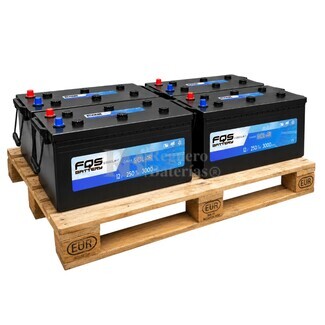 4 Bater�as para Energ�a Fotovoltaica 12V 250Ah