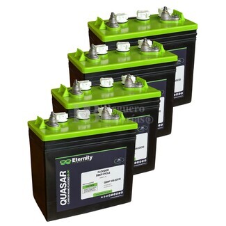 4 bateras 6V 255A QSRF 105, Energa potente para carritos de golf y vehculos elctricos