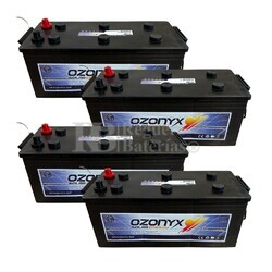 4 Bateras Solares 12V 205Ah OZX205.A, Autonoma y respaldo de larga duracin