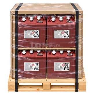 4 Bater�as Trojan T-105 Plus | 6 Voltios 225 Amperios