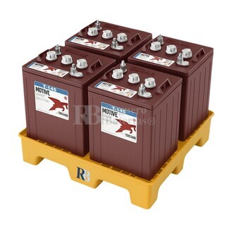 4 Bateras Trojan T-145 6 Voltios 260A C20 287A C100