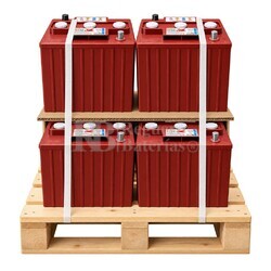 4 Bater�as Trojan TE35 6V 270Ah C100 de Ciclo Profundo para N�utica y Plataformas Elevadoras