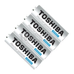 4 Pilas recargables 1.2 Voltios 2 Amperios Toshiba TNH-6GME