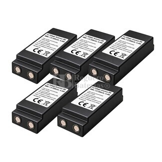 5 Bater�as compatibles para mando Gr�a Scanreco FBS590 de 7,2V 2000mAh Ni-MH