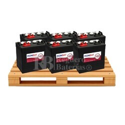 6 bateras Buggy 8 Voltios 175 Amperios Monbat 8V USDC-175