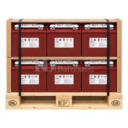 6 bater�as para Buggy 8 Voltios Trojan T-875