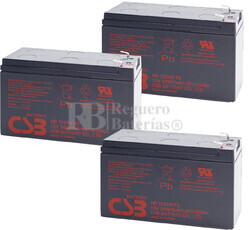 Baterías de sustitución para SAI BEST POWER BEST-612 B610-1000U
