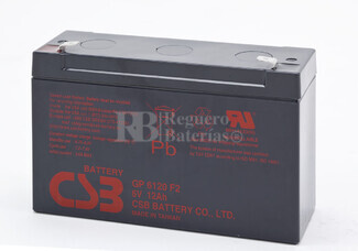 Batería 6 Voltios 12 Amperios AGM CSB GP6120