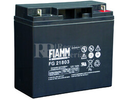 Batería para Ascensores 12 Voltios 18 Amperios FIAMM FG21803  
