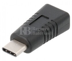  Adaptador de micro-USB 2.0 hembra a USB-C macho