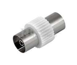 Adaptador hembra - hembra coaxial TV 9,5mm