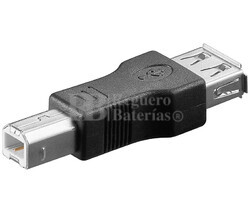  Adaptador USB-A hembra a USB-B macho