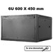 Armario Rack 6U 19P 600x450 mm Phasak Pro PHO 2106-D para Redes Profesionales