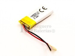 Batera recargable 3.7V 140 Mah de Polmero de Litio 30087