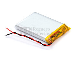 Batería recargable 3.7V 650 Mah de Polímero de Litio SP043450