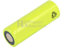 Batería AA 1.2 Voltios 1 Amp NiCd recargable S/Lengüetas