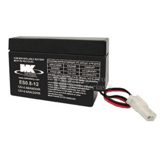 Bateria 12 Voltios 0,8 Amperios MK ES0.8-12