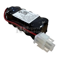 Batera 12 Voltios 1.100mAh Ni-Mh 1/2A conector Tamiya 2 vas