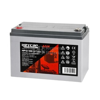 Bater�a 12 Voltios 100 Amperios Alta Descarga HP12-100 