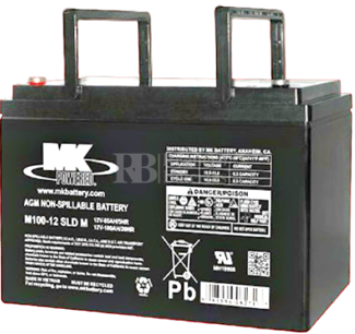 Bateria 12 Voltios 100 Amperios MK M100-12 SLD M
