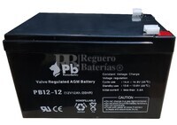Batería 12 Voltios 12 Amperios Pb12-12 Premium Battery