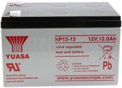 Batera 12 Voltios 12 Amperios Yuasa NP12-12