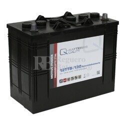 Batera 12 Voltios 130 Amperios 1.200 ciclos placa Tubular 12TTB-130 Qbatteries