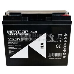 Bater�a 12 Voltios 18 Amperios Deep Cycle HA12-18G