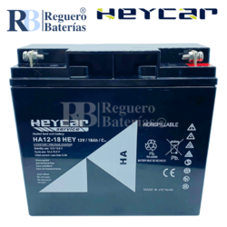 Batera 12 Voltios 18 Amperios Heycar HA12-18