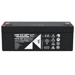 Bater�a 12 Voltios 2,3 Amperios Heycar HA12-2.3