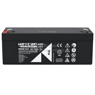 Bater�a 12 Voltios 2,3 Amperios Heycar HA12-2.3