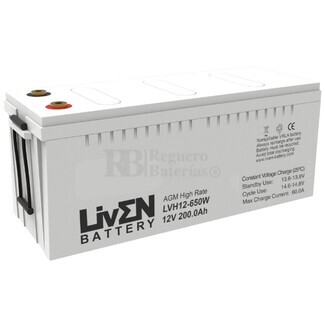 Batera 12 Voltios 200 Amperios Alta descarga LVH12-650W Liven