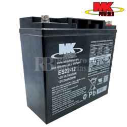 Bateria 12 Voltios 22 Amperios MK ES22-12