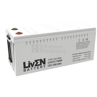Batera 12 Voltios 240 Amperios Alta descarga LVH12-780W Liven