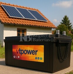 Batera 12 Voltios 250 Amperios Aplicacin Solar VT-250 VT Power