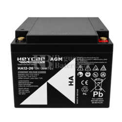 Bater�a 12 Voltios 26 Amperios Heycar HA12-26
