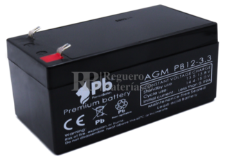 Batería 12 Voltios 3.3 Amperios PB12-3.3 Premium Battery