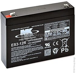 Bateria 12 Voltios 3 Amperios MK ES3-12R