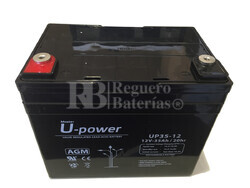 Batería 12 Voltios 35 Amperios U-Power UP35-12