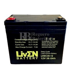 Batera 12 voltios 39 amperios LVDC39-12 Ciclo Profundo