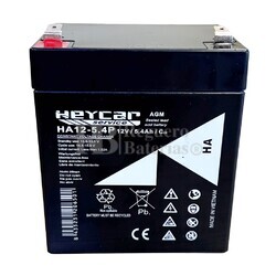 Batera 12 Voltios 5,4 Amperios Heycar HA12-5.4P