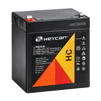 Bater�a 12 Voltios 5 Amperios | Heycar HC12-5
