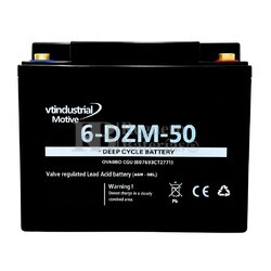 Batera 12 Voltios 50 Amperios Gel Agm Ciclo Profundo 6dzm50