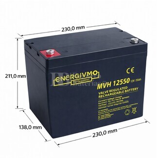 Bater�a 12 Voltios 55 Amperios Energivm MVH12550