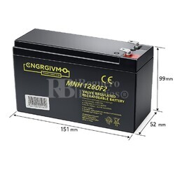 Bater�a 12 Voltios 6 Amperios Energivm MVH1260F2
