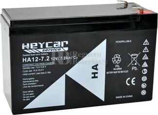 Batera 12 Voltios 7,2 Amperios Heycar HA12-7.2