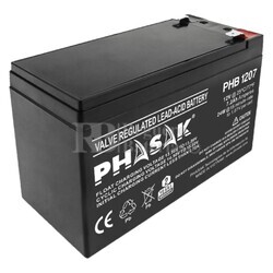 Batera 12 Voltios 7,2 Amperios  Phasak PHB-1207