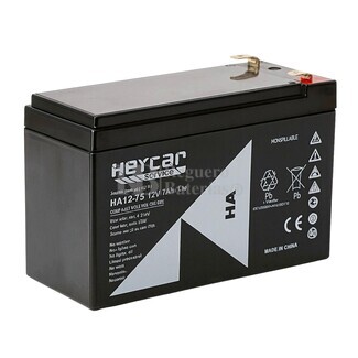 Batera 12 Voltios 7 Amperios 150x65x95mm Heycar HA12-7