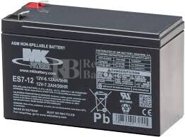 Bateria 12 Voltios 7.2 Amperios MK ES7-12