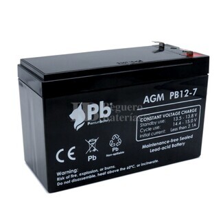 Batería 12 Voltios 7 Amperios PB12-7 Premium Battery